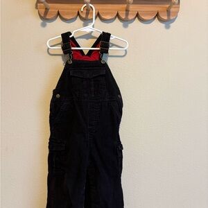 OshKosh B'gosh Black Corduroy Overalls